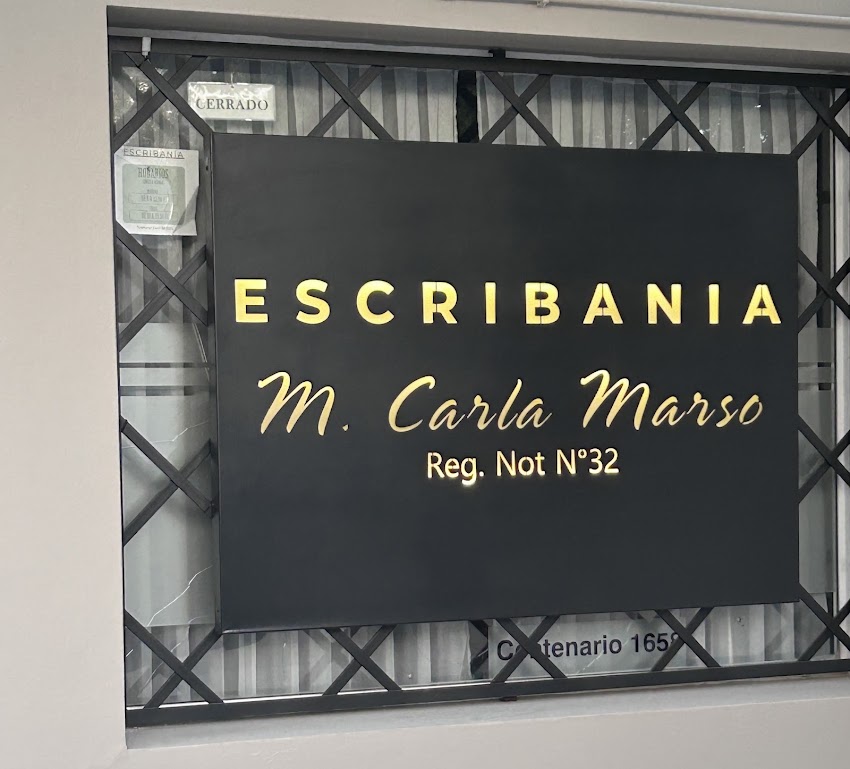Escribanía Maria Carla Marso