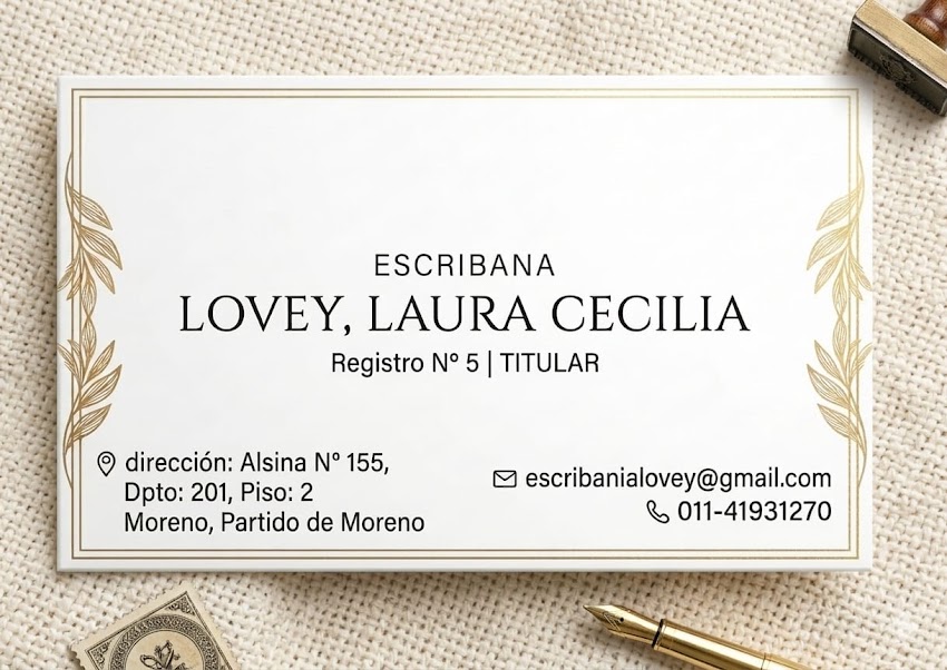 Escribania Lovey