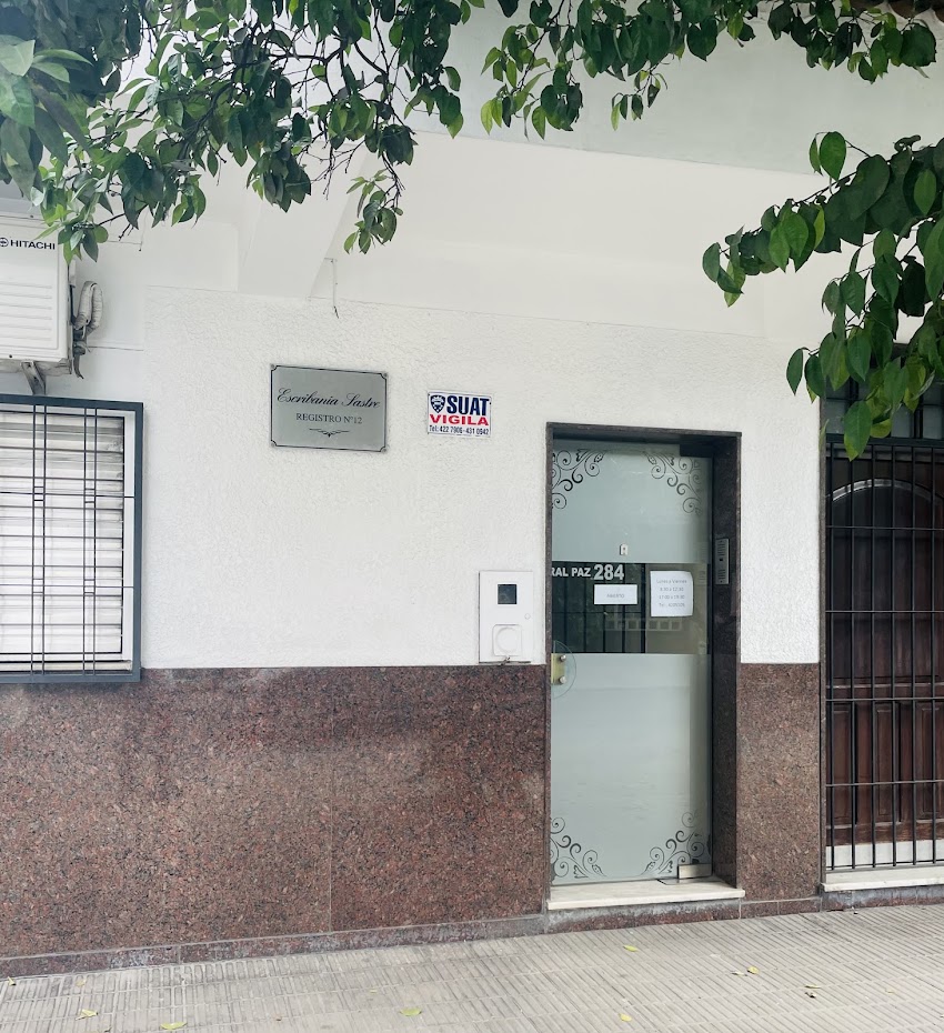 Escribania Sastre – Registro N° 12