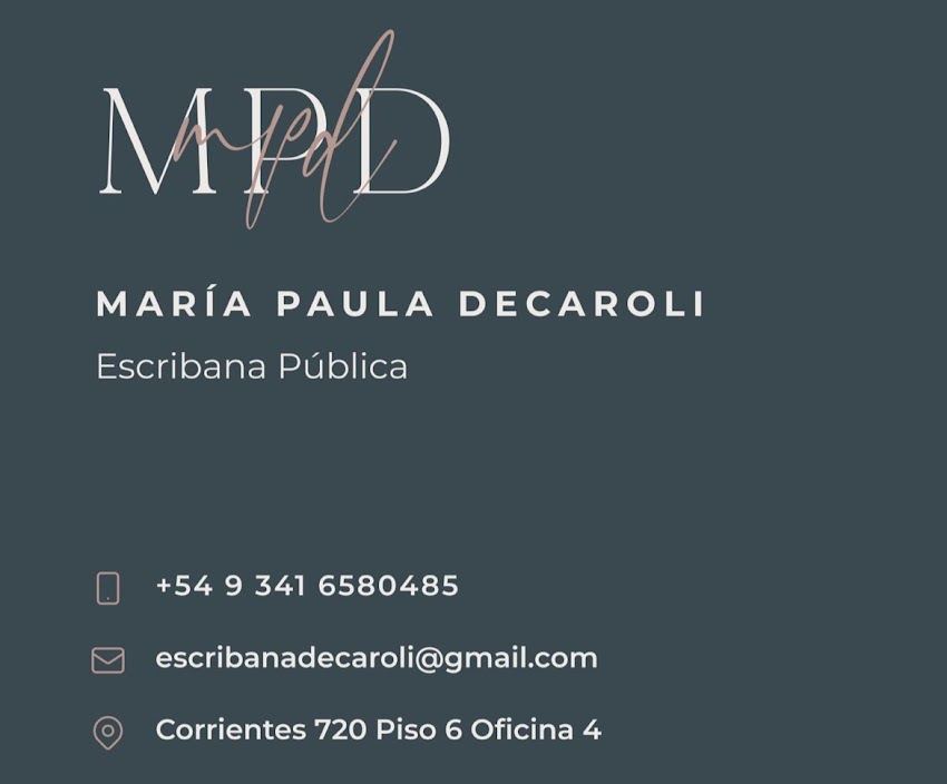 ESCRIBANIA DECAROLI