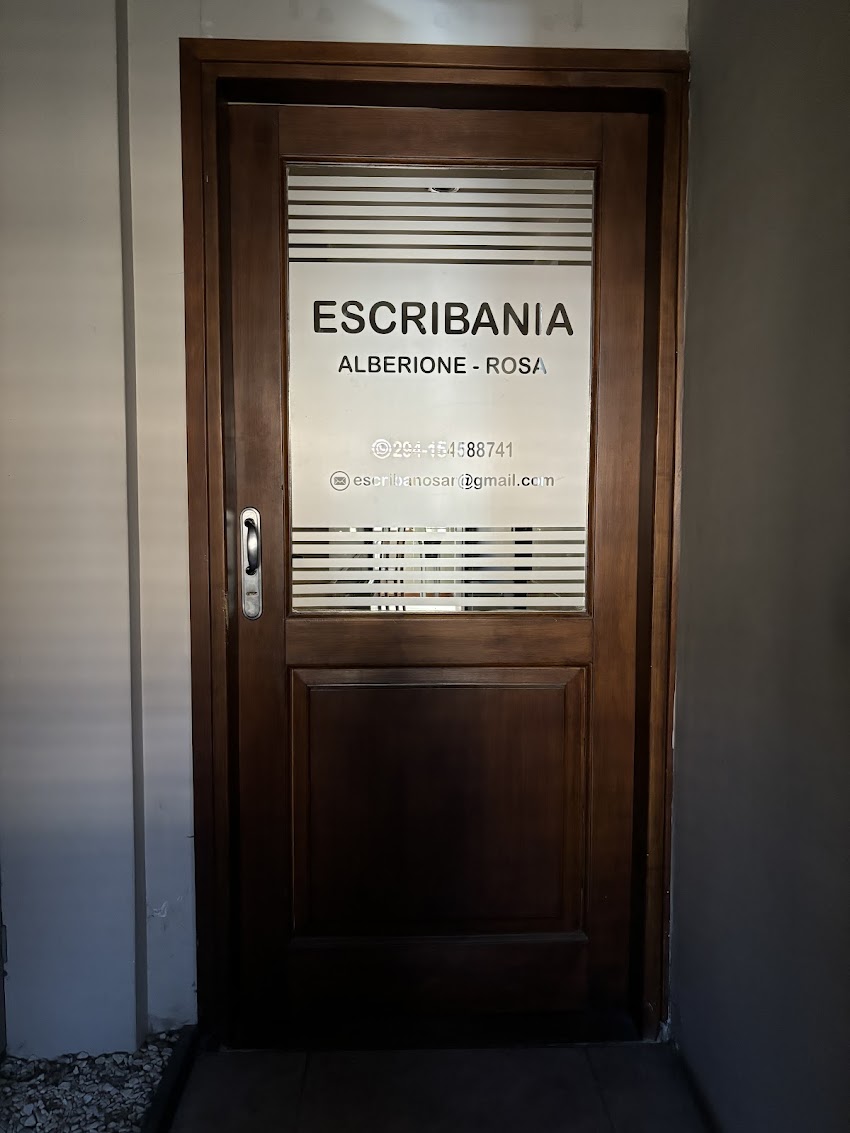 ESCRIBANIA BARILOCHE | María Esther Alberione & Federico Rosa