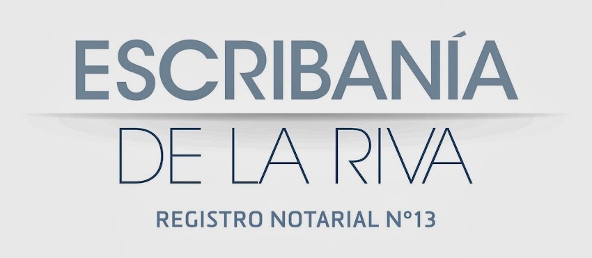 Escribanía de la Riva – Registro Notarial N° 13