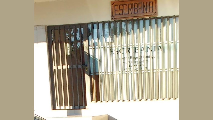 Escribanía Ana María Ruge de Paniagua y Natalia Mollo